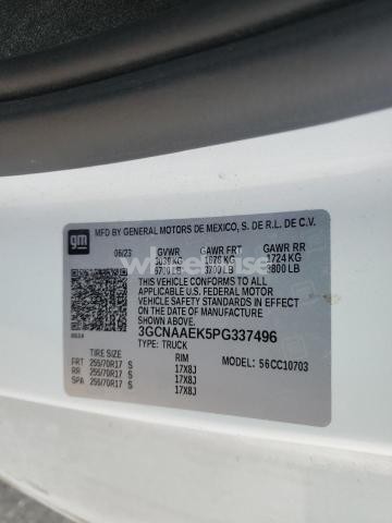 Photo 2 of 2023 CHEVROLET SILVERADO C1500 (VIN 3GCNAAEK5PG337496)