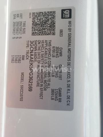 Photo 2 of 2023 CHEVROLET SILVERADO C1500 (VIN 3GCNAAEK5PG362169)