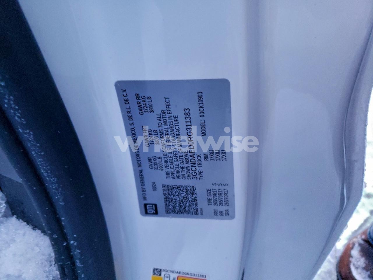 Photo 12 of 2024 CHEVROLET SILVERADO K1500 (VIN 3GCNDAED0RG311383)