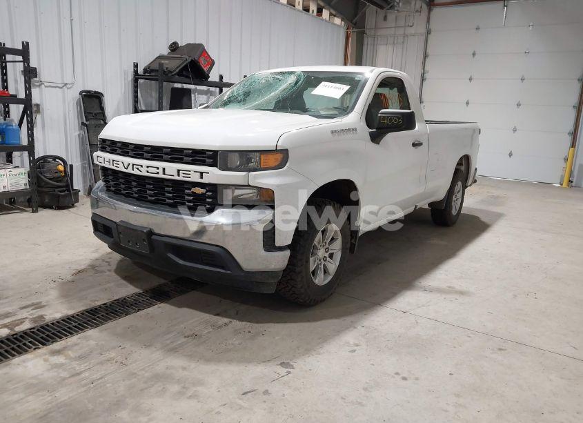 Photo 2 of 2021 Chevrolet Silverado 1500 2WD LONG BED WT (VIN 3GCNWAEF0MG365870)