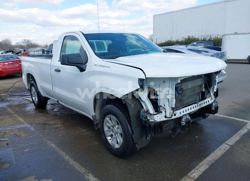 2021 Chevrolet Silverado 1500 2WD LONG BED WT (VIN 3GCNWAEF7MG219658) main photo