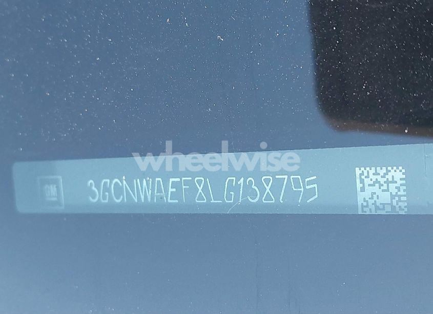 Photo 18 of 2020 Chevrolet Silverado 1500 2WD LONG BED WT (VIN 3GCNWAEF8LG138795)