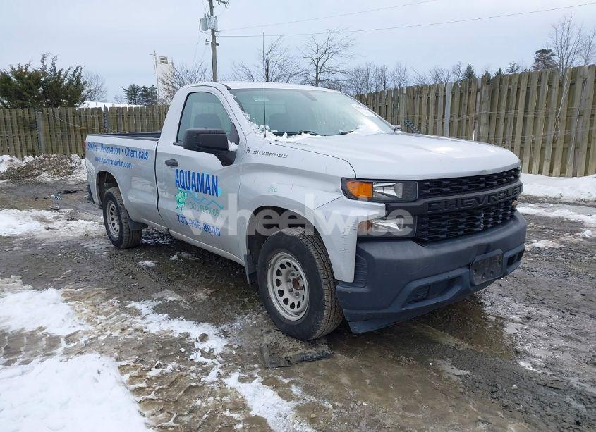 2020 Chevrolet Silverado 1500 2WD LONG BED WT (VIN 3GCNWAEH7LG192395) main photo