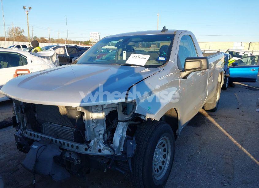 Photo 2 of 2021 Chevrolet Silverado 1500 2WD LONG BED WT (VIN 3GCNWAEK0MG332803)