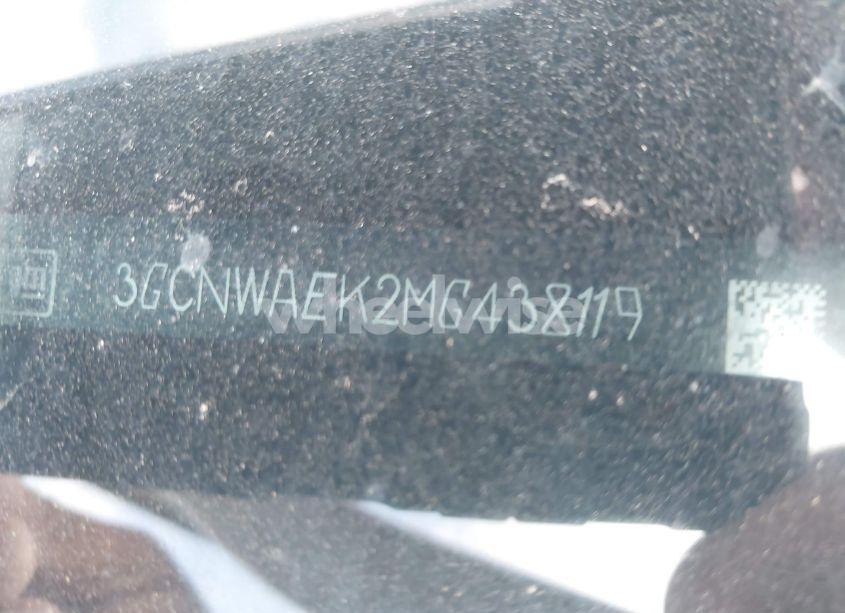 Photo 9 of 2021 Chevrolet Silverado 1500 2WD LONG BED WT (VIN 3GCNWAEK2MG438119)