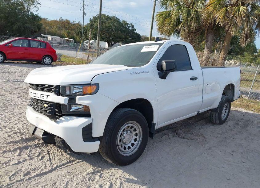 Photo 2 of 2021 Chevrolet Silverado 1500 2WD LONG BED WT (VIN 3GCNWAEKXMG168993)