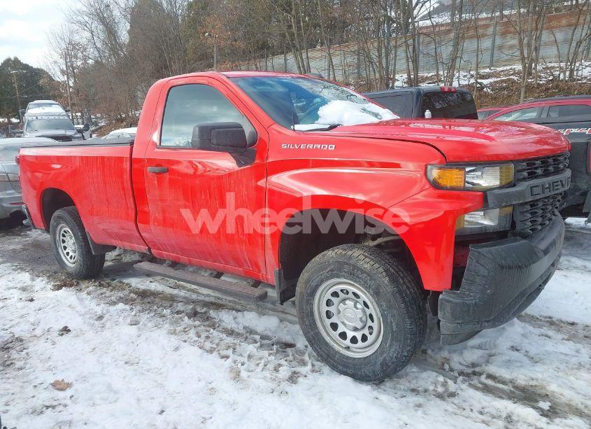 2020 Chevrolet Silverado 1500 4WD LONG BED WT (VIN 3GCNYAEFXLG199043) main photo