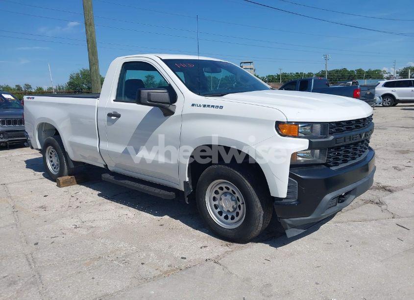 2021 Chevrolet Silverado 1500 4WD LONG BED WT (VIN 3GCNYAEH1MG295419) main photo
