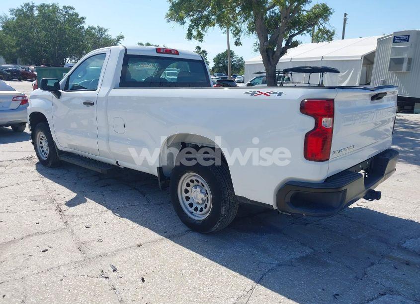 Photo 3 of 2021 Chevrolet Silverado 1500 4WD LONG BED WT (VIN 3GCNYAEH1MG295419)