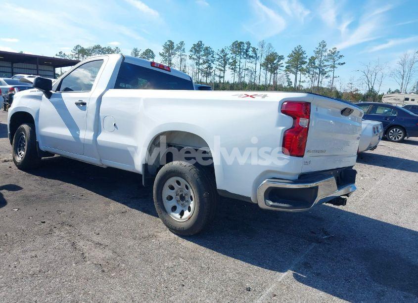 Photo 3 of 2021 Chevrolet Silverado 1500 4WD LONG BED WT (VIN 3GCNYAEK5MG393641)