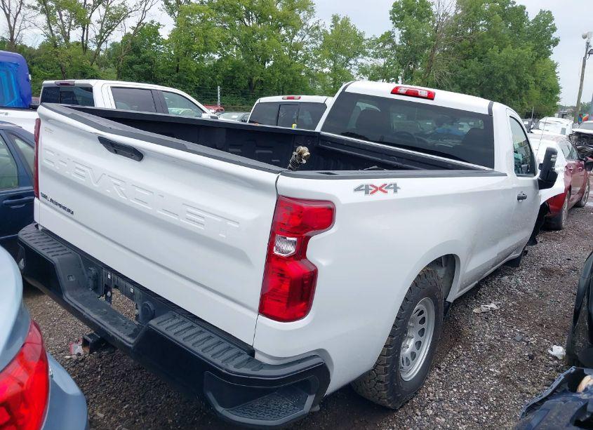 Photo 4 of 2021 Chevrolet Silverado 1500 4WD REGULAR CAB LONG BED WT (VIN 3GCNYAEK9MG305433)