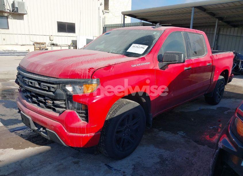 Photo 2 of 2023 Chevrolet Silverado 1500 2WD SHORT BED CUSTOM (VIN 3GCPABEK9PG313426)