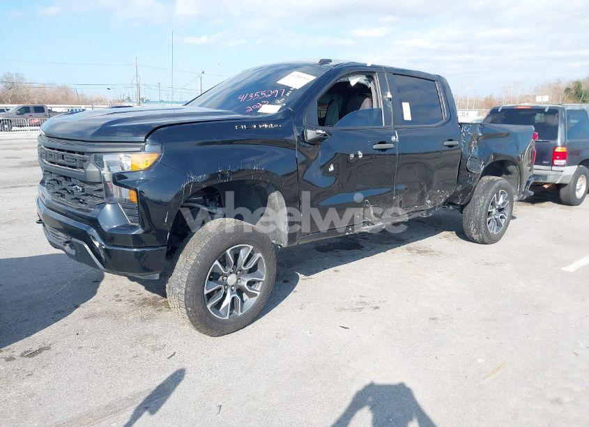 Photo 2 of 2023 Chevrolet Silverado 1500 2WD SHORT BED CUSTOM (VIN 3GCPABEKXPG134649)