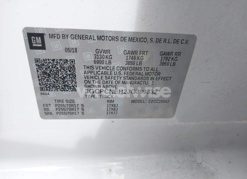 Photo 9 of 2018 Chevrolet Silverado 1500 LS (VIN 3GCPCNEH2JG399332)