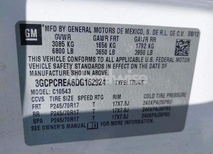 Photo 9 of 2013 Chevrolet Silverado 1500 LS (VIN 3GCPCREA6DG162924)