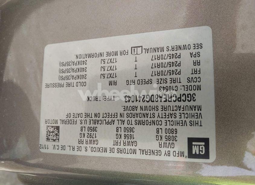 Photo 9 of 2013 Chevrolet Silverado C1500 LS (VIN 3GCPCREA8DG241043)