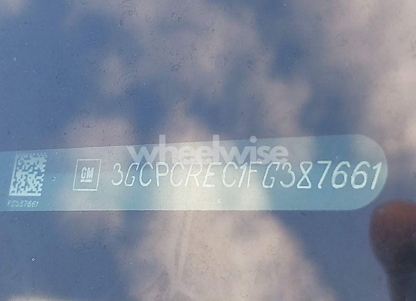 Photo 9 of 2015 Chevrolet Silverado 1500 1LT (VIN 3GCPCREC1FG387661)