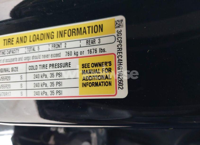 Photo 9 of 2017 Chevrolet Silverado 1500 1LT (VIN 3GCPCREC4HG102602)