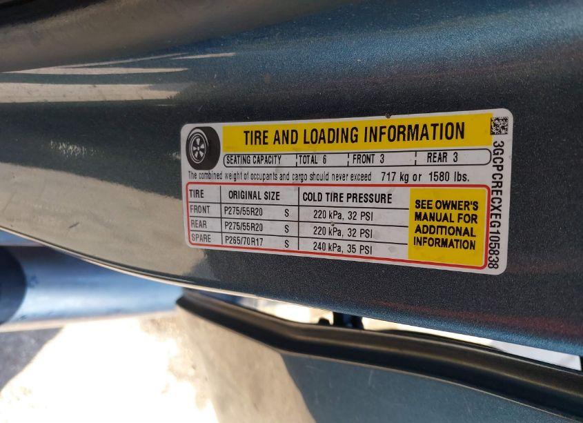 Photo 9 of 2014 Chevrolet Silverado 1500 1LT (VIN 3GCPCRECXEG105838)