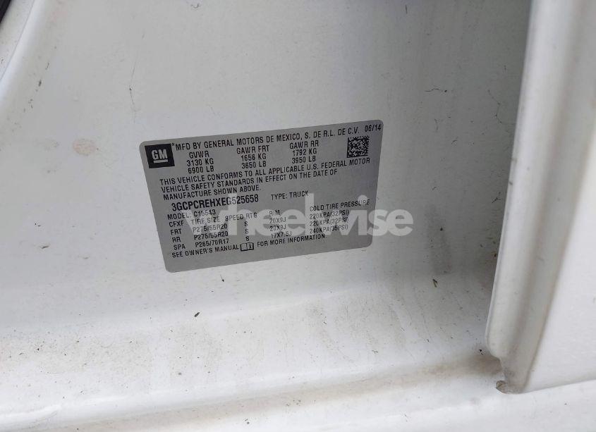 Photo 9 of 2014 Chevrolet Silverado 1500 1LT (VIN 3GCPCREHXEG525658)