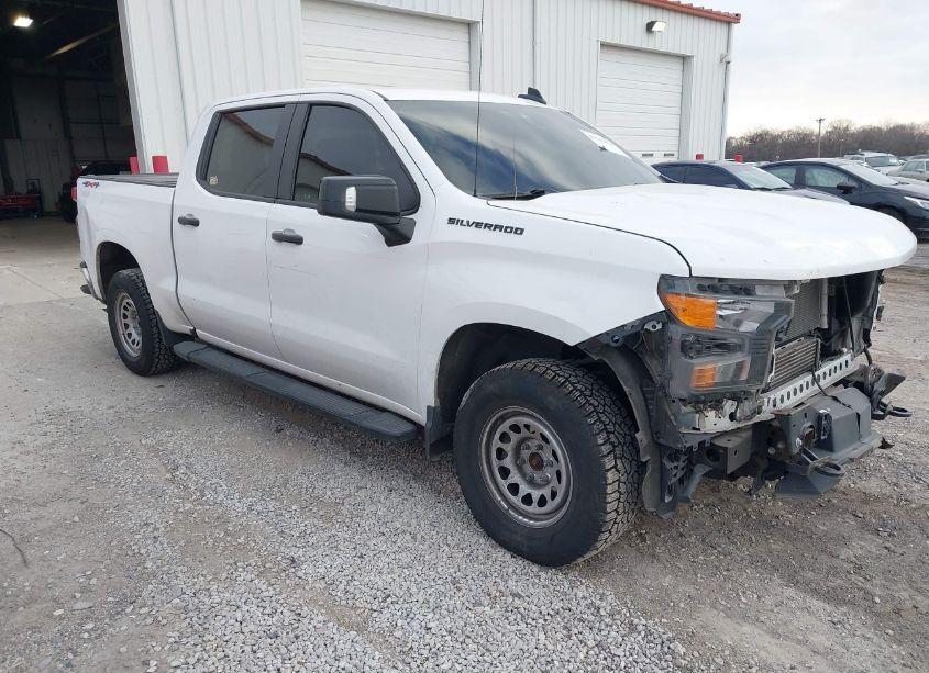 2023 Chevrolet Silverado 1500 4WD SHORT BED WT (VIN 3GCPDAEK8PG101733) main photo
