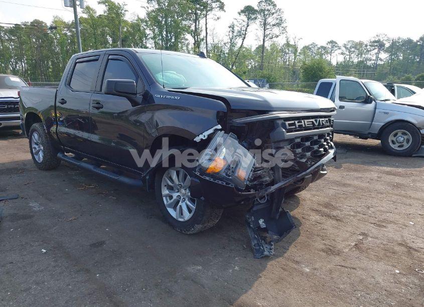 2022 Chevrolet Silverado 1500 4WD SHORT BED CUSTOM (VIN 3GCPDBEK5NG655072) main photo