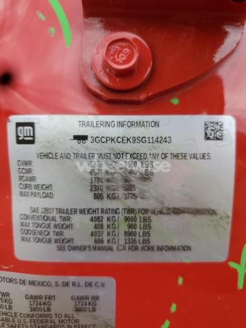 Photo 12 of 2025 CHEVROLET SILVERADO K1500 TRAIL BOSS CUSTOM (VIN 3GCPKCEK9SG114243)