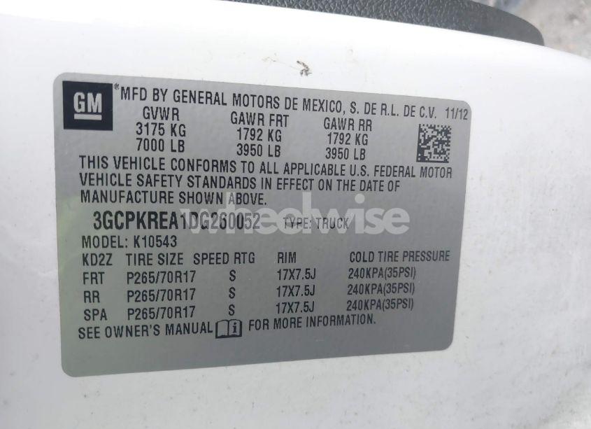 Photo 9 of 2013 Chevrolet Silverado 1500 LS (VIN 3GCPKREA1DG260052)