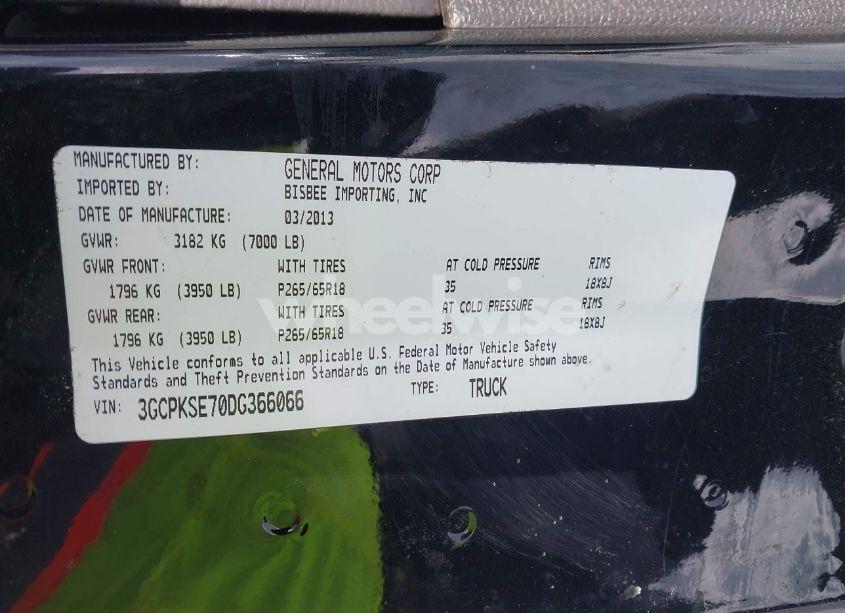 Photo 9 of 2013 Chevrolet Silverado 1500 LT (VIN 3GCPKSE70DG366066)