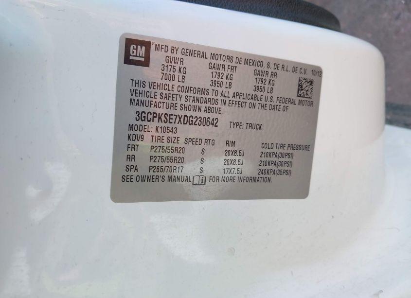 Photo 9 of 2013 Chevrolet Silverado 1500 LT (VIN 3GCPKSE7XDG230642)