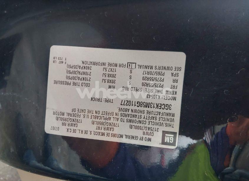 Photo 9 of 2011 Chevrolet Silverado 1500 LTZ (VIN 3GCPKTE36BG155020)