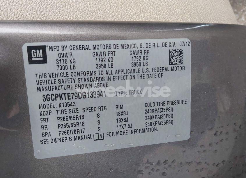 Photo 9 of 2013 Chevrolet Silverado 1500 LTZ (VIN 3GCPKTE79DG133941)