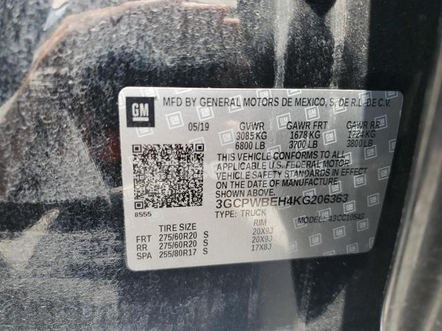Photo 6 of 2019 CHEVROLET SILVERADO C1500 CUSTOM (VIN 3GCPWBEH4KG206363)