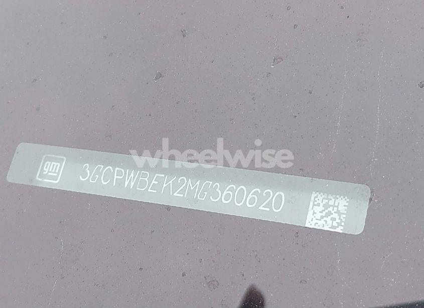 Photo 18 of 2021 Chevrolet Silverado 1500 2WD SHORT BED CUSTOM (VIN 3GCPWBEK2MG360620)