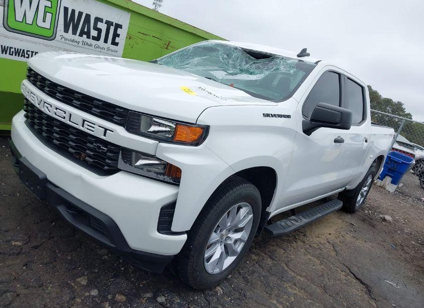 Photo 2 of 2021 Chevrolet Silverado 1500 2WD SHORT BED CUSTOM (VIN 3GCPWBEK7MG326396)