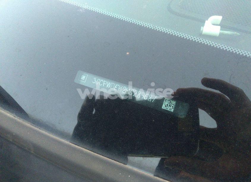 Photo 9 of 2021 Chevrolet Silverado 1500 2WD SHORT BED RST (VIN 3GCPWDEK2MG289687)