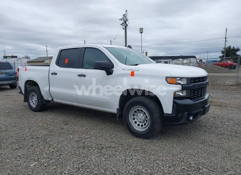 2020 Chevrolet Silverado 1500 4WD SHORT BED WT (VIN 3GCPYAEK2LG231196) main photo