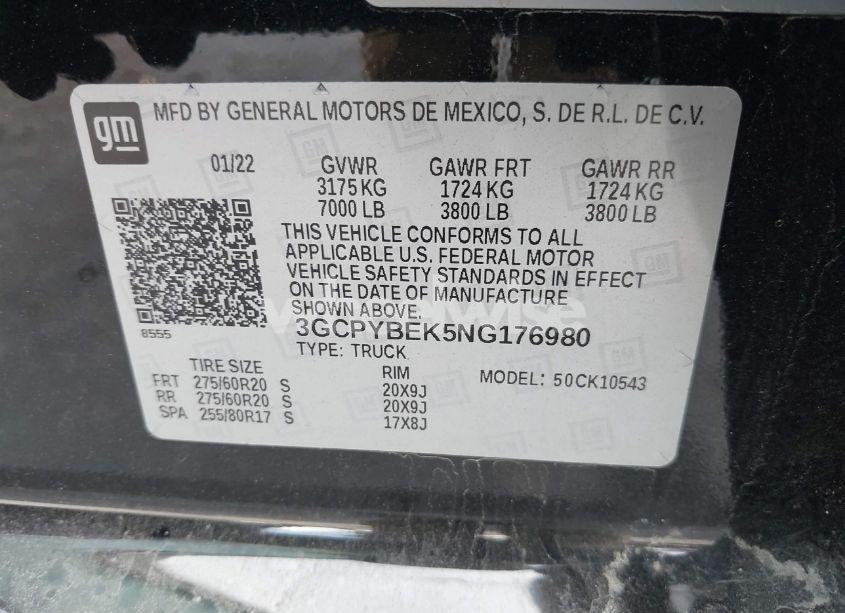 Photo 9 of 2022 Chevrolet Silverado 1500 LTD (VIN 3GCPYBEK5NG176980)