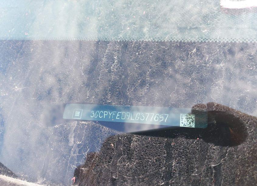 Photo 9 of 2020 Chevrolet Silverado 1500 4WD SHORT BED LT TRAIL BOSS (VIN 3GCPYFED9LG377657)