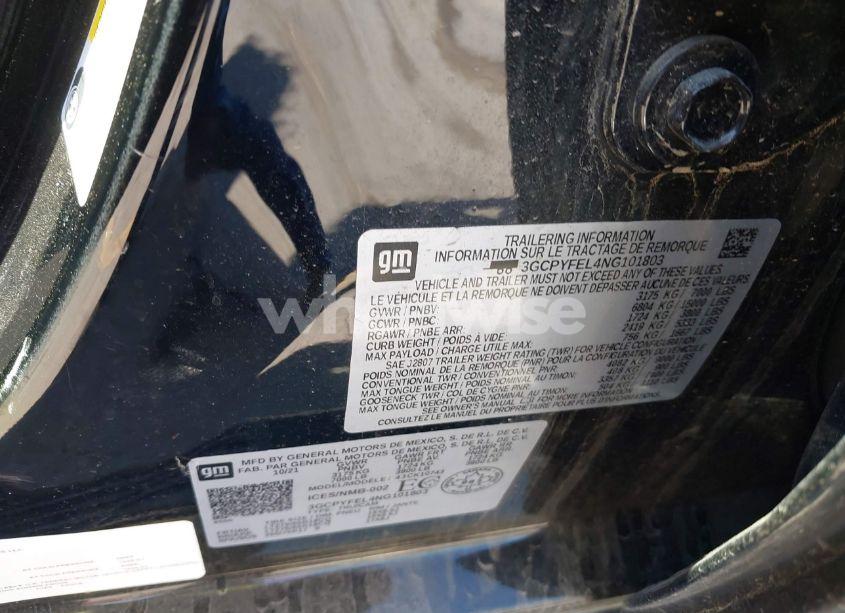 Photo 9 of 2022 Chevrolet Silverado 1500 LTD 4WD SHORT BED LT TRAIL BOSS/4WD STANDARD BED LT TRAIL BOSS (VIN 3GCPYFEL4NG101803)