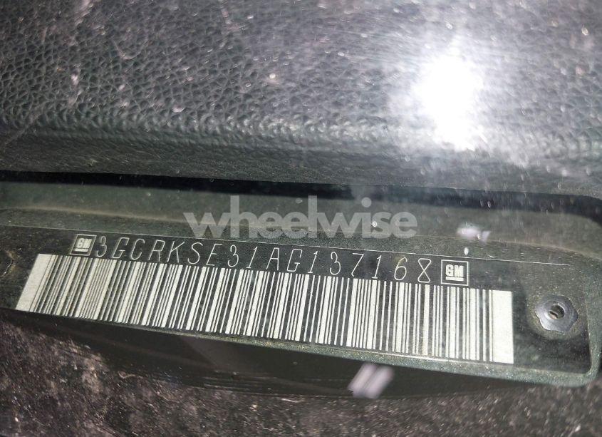 Photo 9 of 2010 Chevrolet Silverado 1500 LT (VIN 3GCRKSE31AG137168)