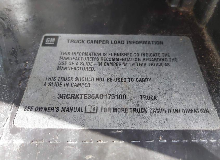 Photo 9 of 2010 Chevrolet Silverado 1500 LTZ (VIN 3GCRKTE36AG175100)