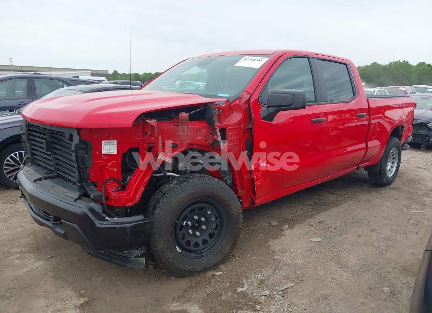 Photo 2 of 2023 Chevrolet Silverado 1500 4WD STANDARD BED WT (VIN 3GCUDAED4PG320807)