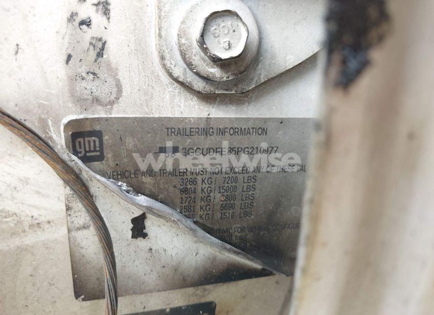 Photo 9 of 2023 Chevrolet Silverado 1500 4WD SHORT BED LT TRAIL BOSS (VIN 3GCUDFE85PG210977)