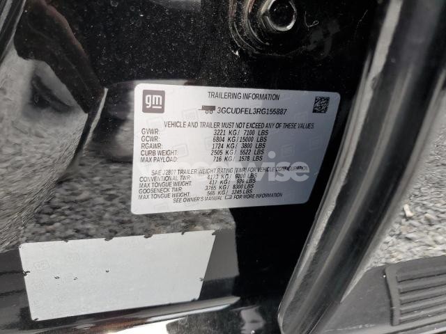 Photo 11 of 2024 CHEVROLET SILVERADO K1500 LT TRAIL BOSS (VIN 3GCUDFEL3RG155887)