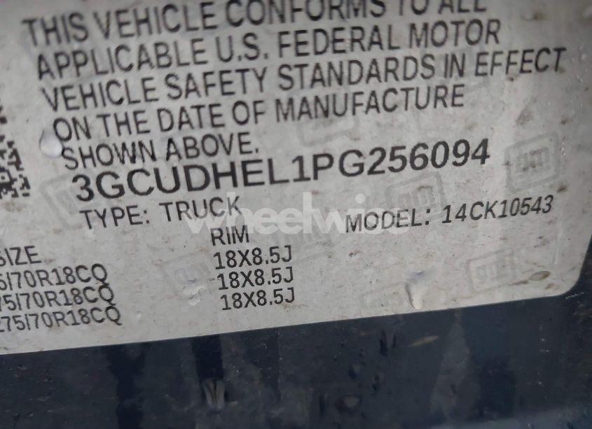 Photo 9 of 2023 Chevrolet Silverado 1500 4WD SHORT BED ZR2 (VIN 3GCUDHEL1PG256094)