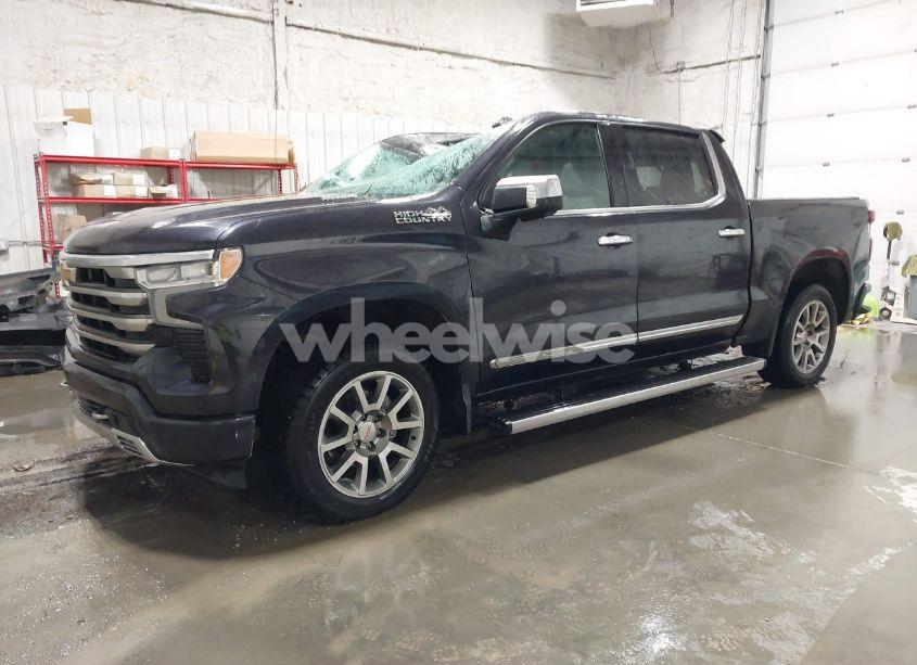 Photo 2 of 2023 Chevrolet Silverado 1500 4WD SHORT BED HIGH COUNTRY (VIN 3GCUDJE89PG123831)