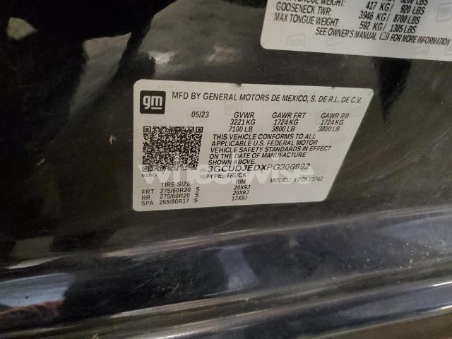 Photo 2 of 2023 CHEVROLET SILVERADO K1500 HIGH COUNTRY (VIN 3GCUDJEDXPG306992)