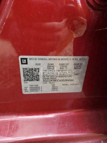 Photo 11 of 2018 CHEVROLET SILVERADO K1500 LT N/A (VIN 3GCUKREC4JG294566)