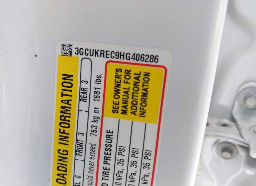 Photo 9 of 2017 Chevrolet Silverado 1500 2LT (VIN 3GCUKREC9HG406286)